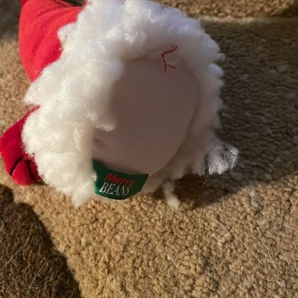 Collectible Vintage Retired Dandee Merry Beans Eckerd’s red Christmas plush - Picture 6 of 6